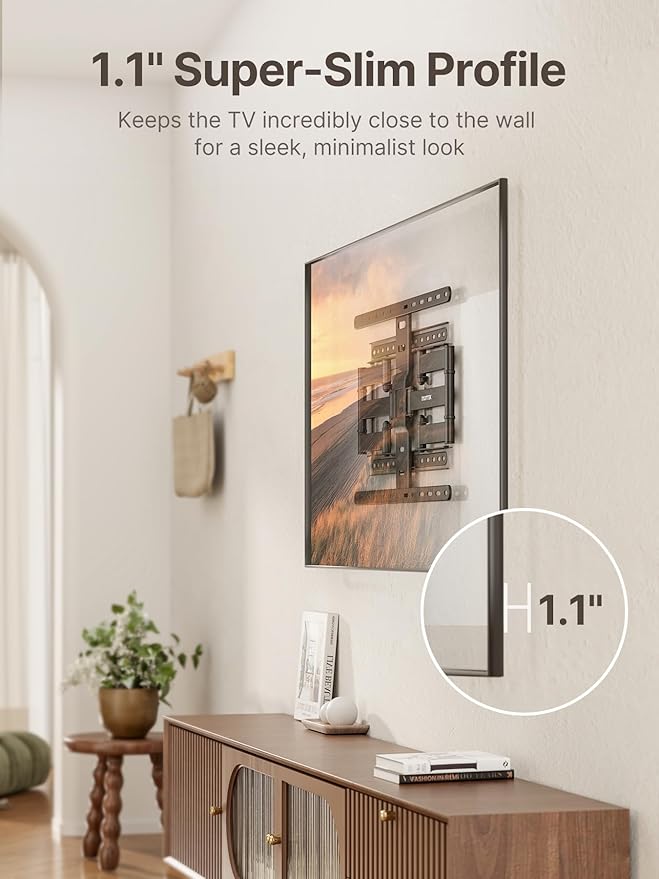 monTEK Ultra Slim TV Wall Mount