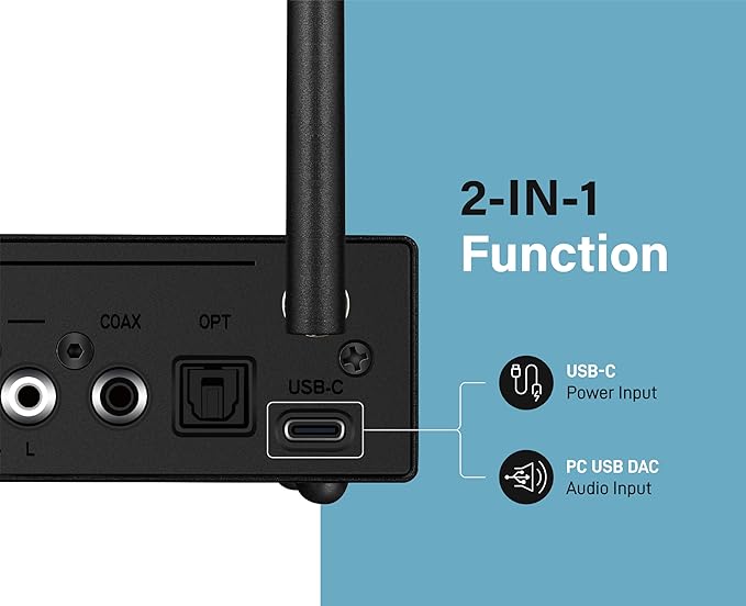 blafili B3 Professional XLR Bluetooth v5.1 Music Receiver, LDAC & aptX HD