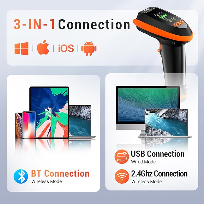 Tera Barcode Scanner Wireless 2D