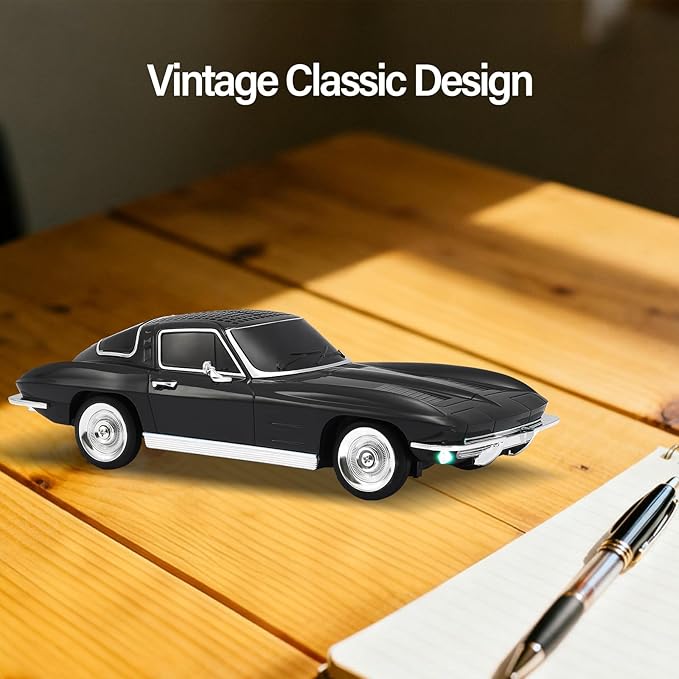 WSTER Retro American Style car Bluetooth Speaker, Portable Wireless Outdoor