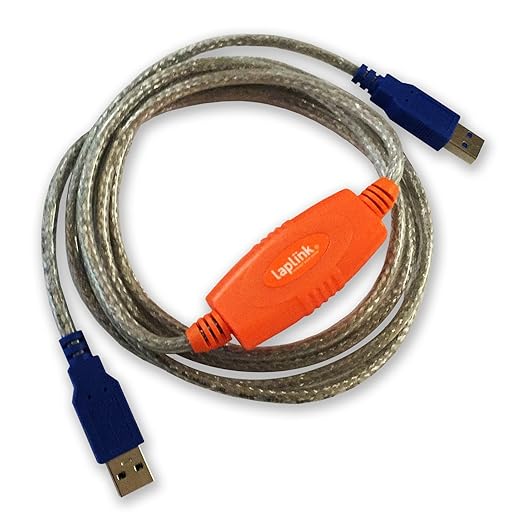 LAPLINK Easy Transfer Cable for Windows, Includes PCmover Express Software and