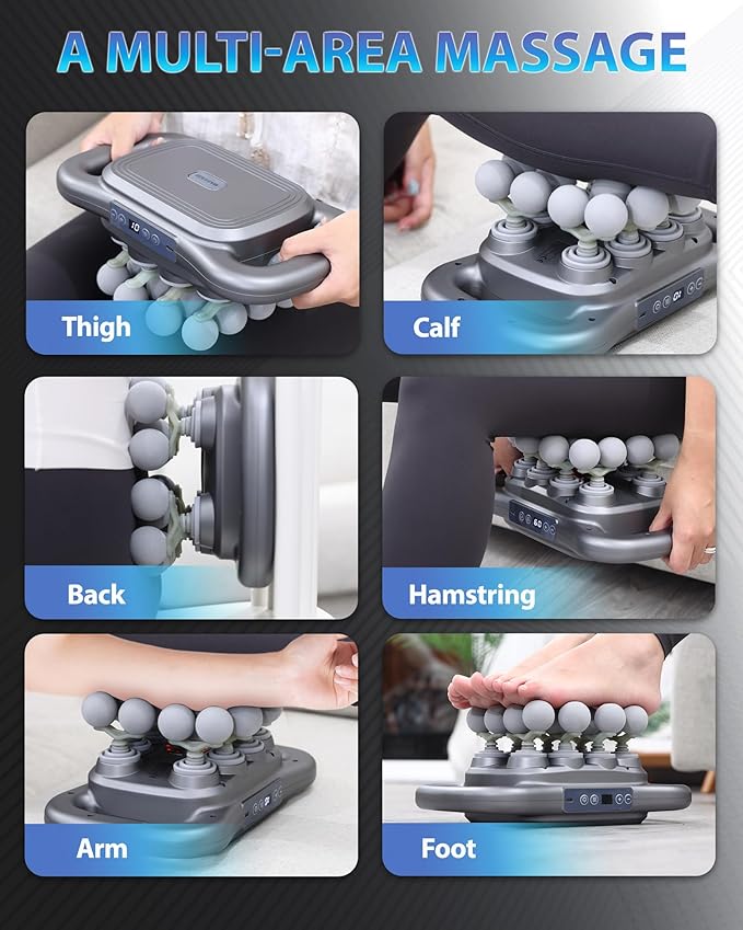16-Head Massage Gun, Deep Tissue Percussion Massager