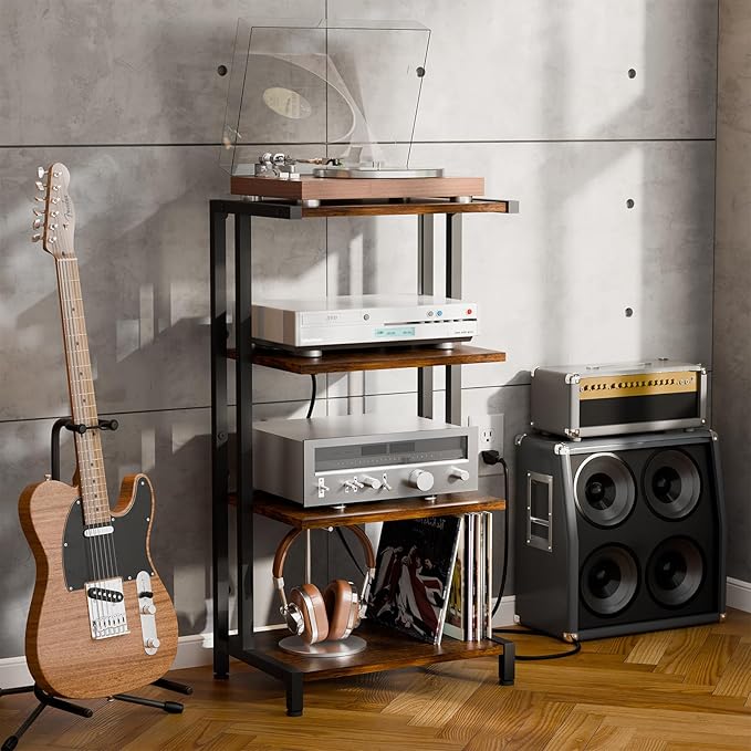 X-cosrack 16.5" Small 4-Tier AV Media Stand