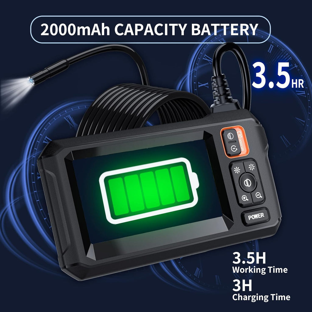 daxiongmao endoscope camera with light, 1080p hd borescope, package contents