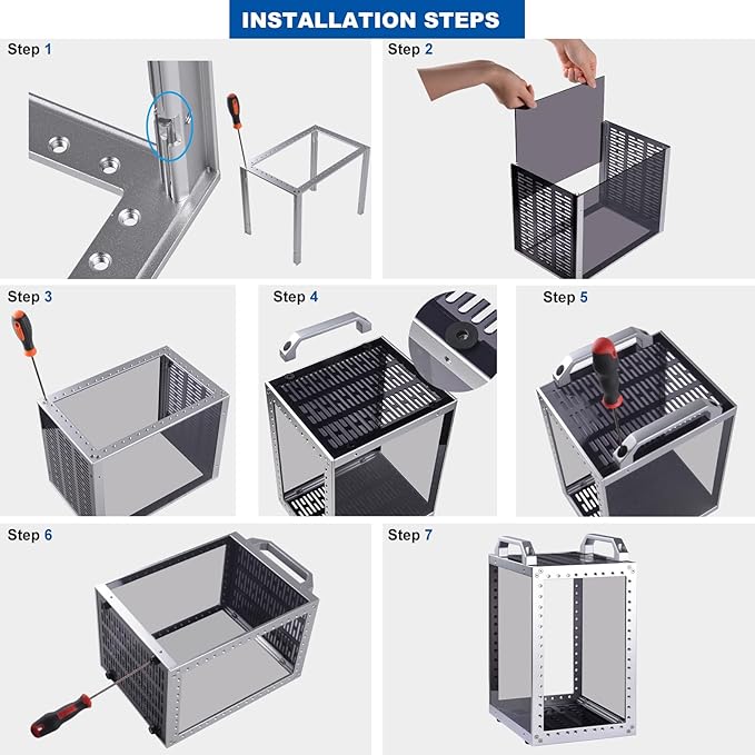 GeeekPi DeskPi RackMate TT Mini Server Cabinet