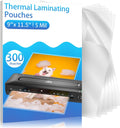 Clear Thermal Laminating Pouches – 9 x 11.5 Inch, 5 mil Thick – (300 Pack)