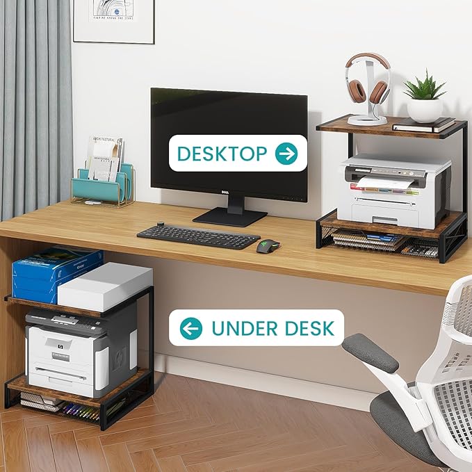 ELITEROO 2-Tier Desktop Printer Stand