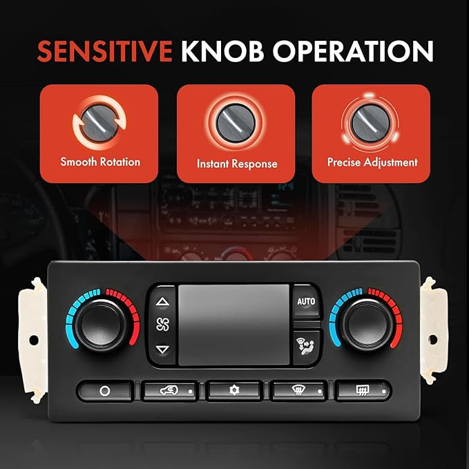 A-Premium Automatic Climate Control Module A/C & Heater Control Panel Compatible