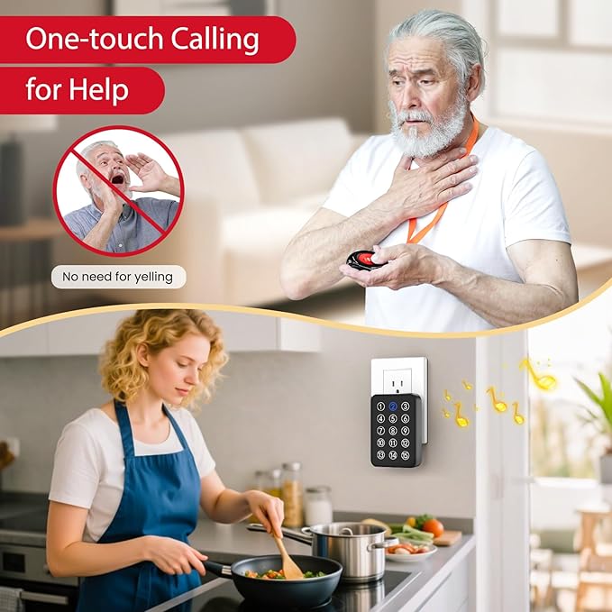 CallToU Wireless Caregiver Pager Nurse Call Button