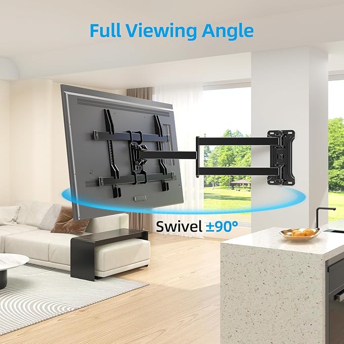 HCMOUNTING Pre-Assembled Corner TV Wall Mount