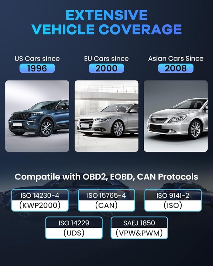 MUCAR CDE900 OBD2 Scanner, Check Engine System Car Code Reader, Automotive