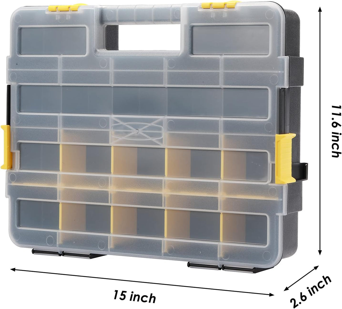 mixpower 2 pieces 34-compartment toolbox organizer sets, 20, package contents
