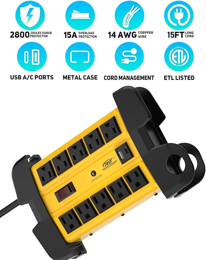 CRST Heavy Duty Power Strip
