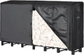 Himal 8ft Firewood Log Rack Cover Outdoor Waterproof, Black