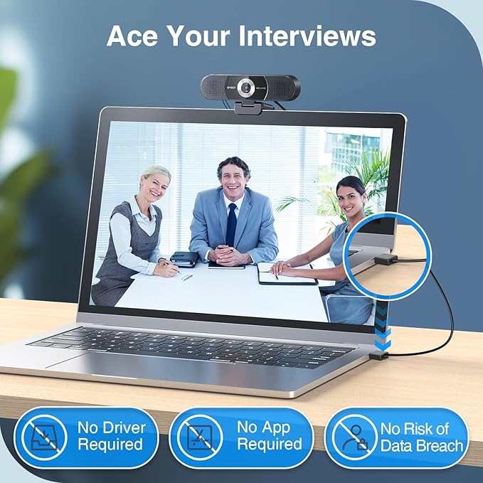 EMEET C980 PRO 3-in-1 4K Webcam