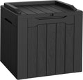 Flamaker Deck Box 31 Gallon Waterproof Resin Small Storage Box with Lid