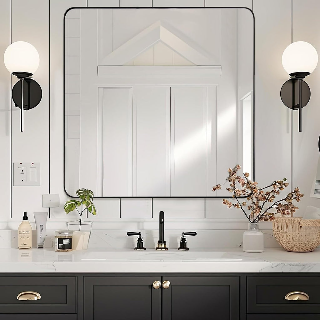 ANDY STAR Black Bathroom Mirrors