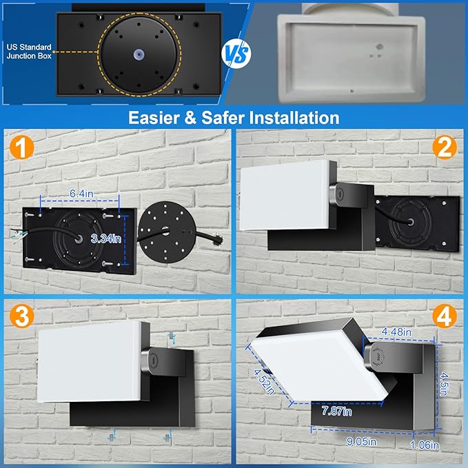 ledmo LED Flood Lights Outdoor (4 Pack)