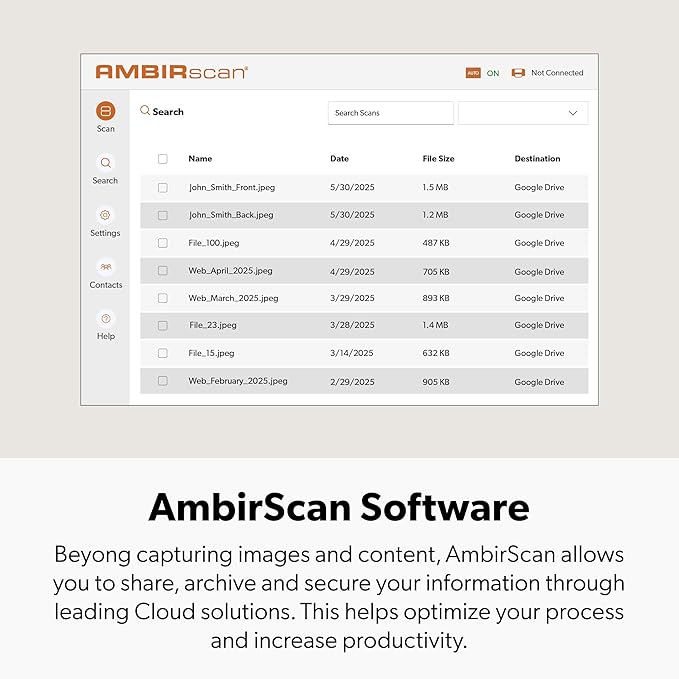 Ambir ImageScan Pro 687-AS Duplex Card Scanner