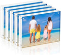 Meetu 5 Pack Acrylic Picture Frame 6x8