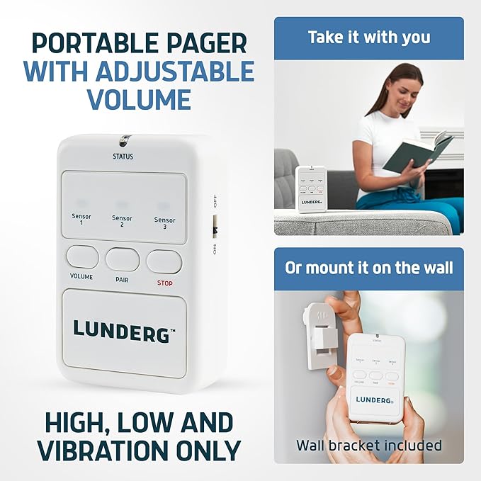 Lunderg Bed Alarm for Elderly Adults