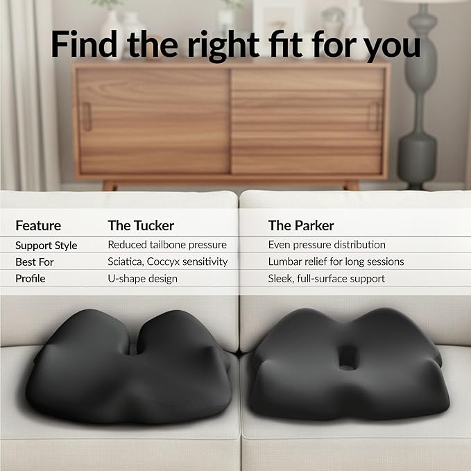 Everlasting Comfort Doctor Recommended Memory Foam Seat Cushion