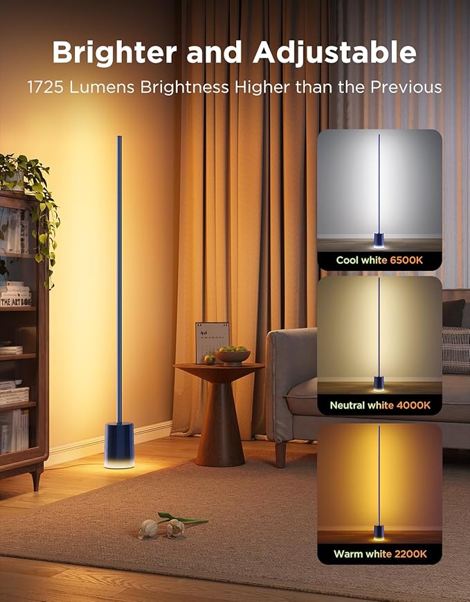 Govee Floor Lamp 2, Warm Cool White LED, Compatible