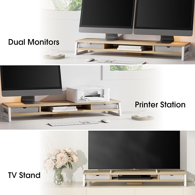 Fenge Dual Monitor Stand, Monitor Riser