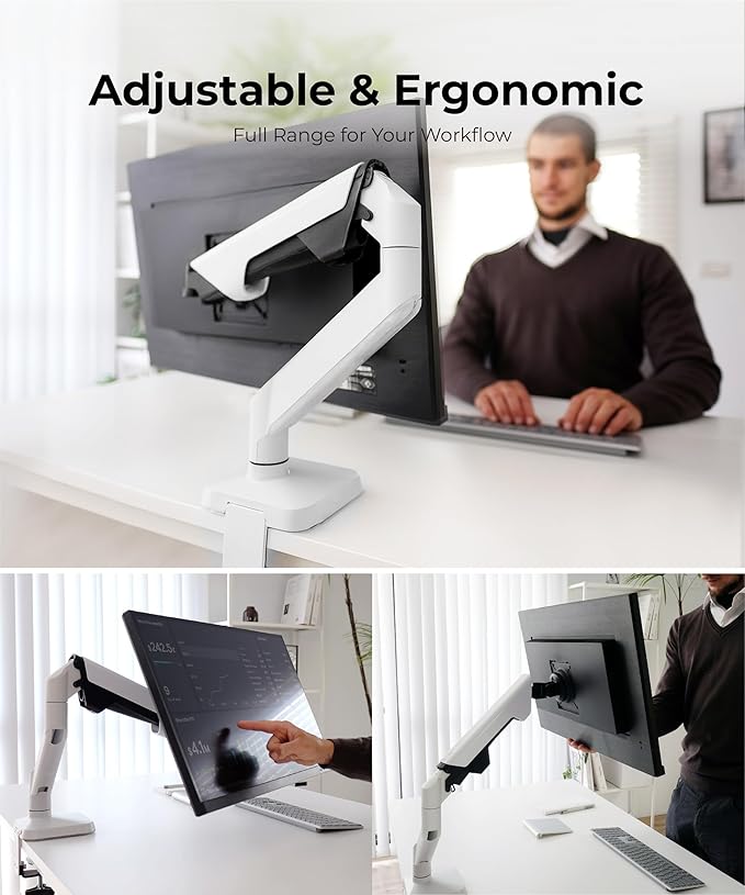 Modernsolid Heavy Duty Monitor Arm Desk Mount
