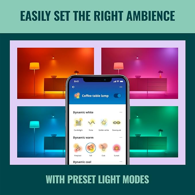 WiZ Connected 40W BA11 Tunable White Filament LED Candle Bulb (Pack of 6)