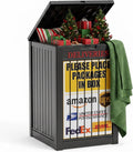 Package Delivery Boxes for Outside, 90 Gallon Outdoor Storage Box