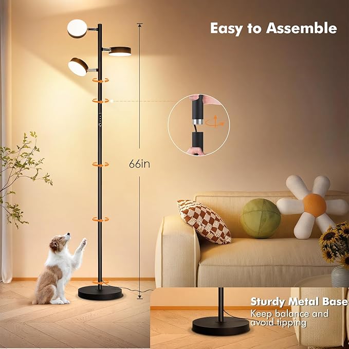 Benaep Tree Floor Lamp for Living Room
