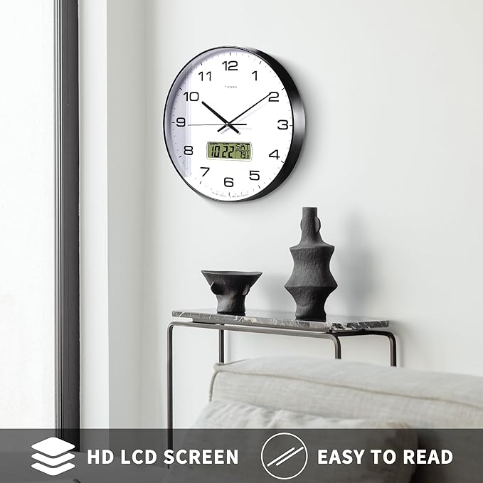 TIMESS Wall Clock, Ideal Modern Home, Office Decor