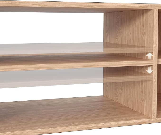 ZOSQUARE 65 Inch TV Stand for Up to 75 inch TVs, Fluted Entertainment Center