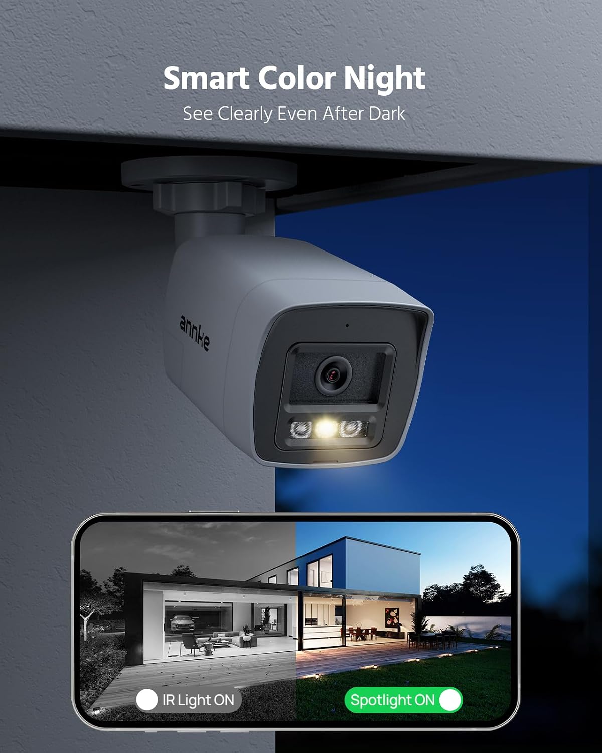 ANNKE 16 Channel Security Camera System 4K PoE, Two-Way Audio, 4TB HDD
