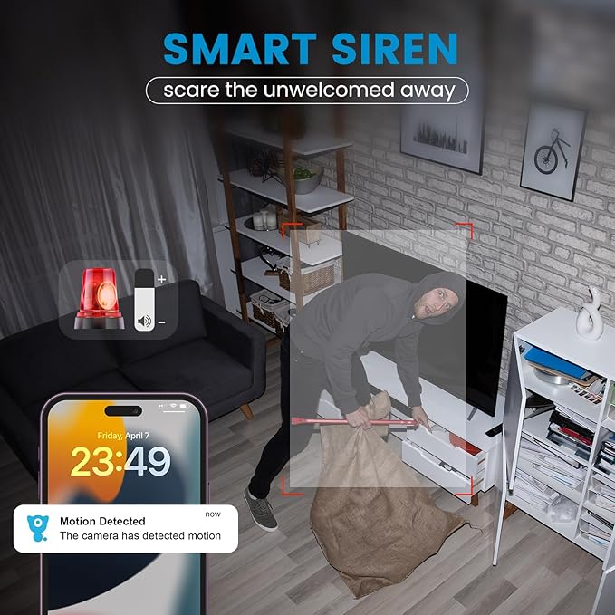 litokam 5MP Indoor Security Camera, 5G/2.4G WiFi Home Security Cameras
