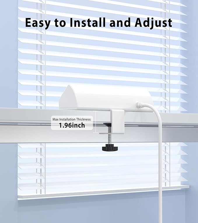45W Fast Charging Station, Desk Clamp Power Strip, 4 PD USB-C Ports, 5 AC