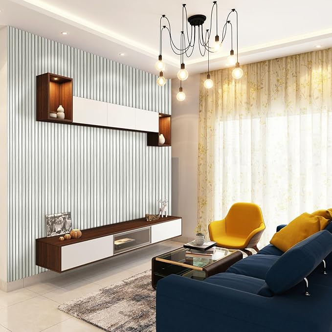 Art3d Slat Wall Panels, WPC Soundproof 3D Wall Paneling (8-Pack)