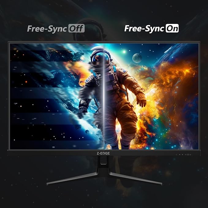Z-Edge 27-inch Gaming Monitor QHD 2560 x 1440 2K, 180Hz Refresh Rate, 1ms MPRT