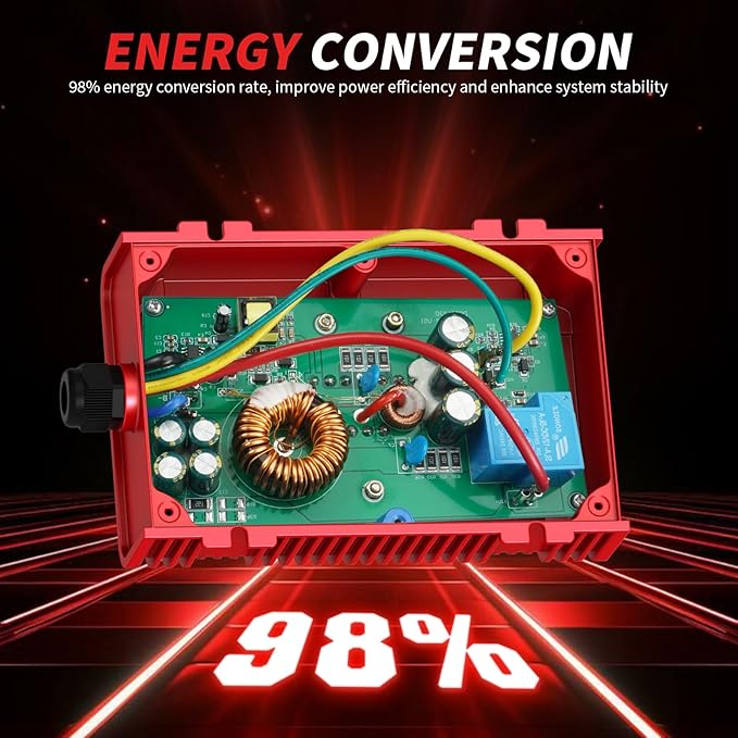 Universal 36V 48V to 12V Golf Cart Voltage Reducer DC Converter, 30A 360W DC