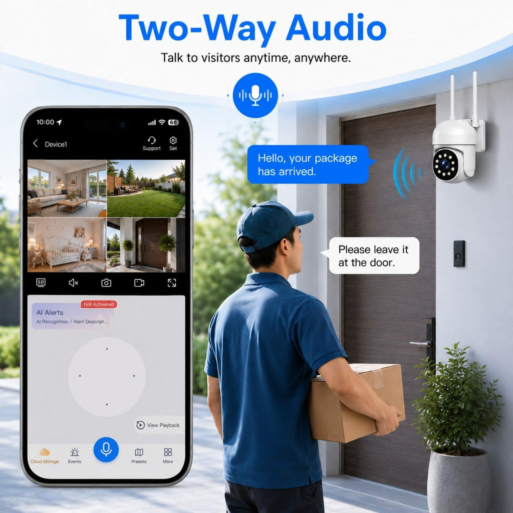 camcamp wireless security camera system with 10 inch, package contents
