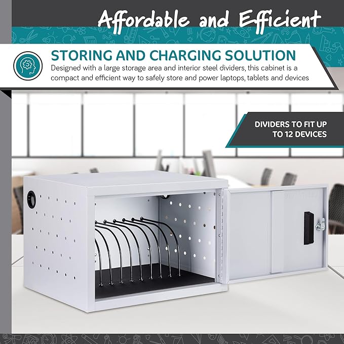 Learniture Structure Series 12-Device Charging Station