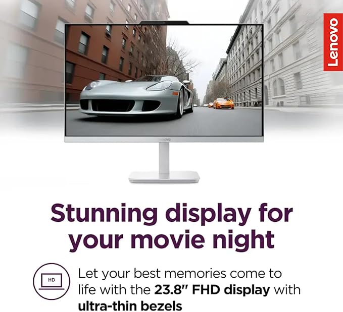 Lenovo IdeaCentre Everyday Tasks 24" Full HD All-in-One Desktop Computer •
