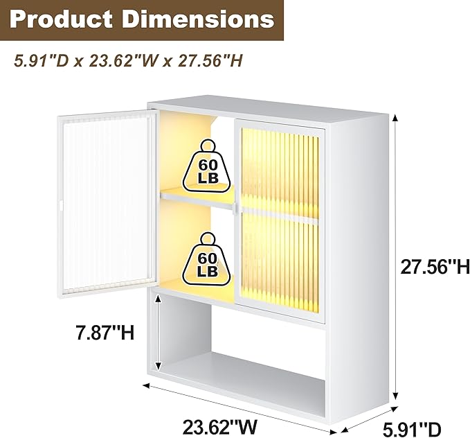 Wall Mounted Bathroom Cabinet
