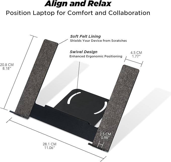 ULTRARM Moodular Add-ons Laptop Tray Stand Black MSA-LT
