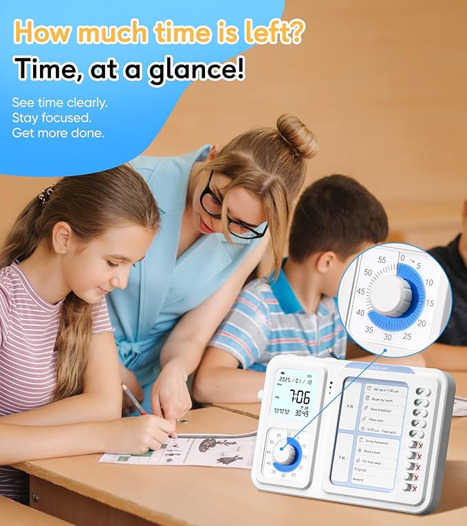 3-in-1 Visual Timer & ADHD Tool