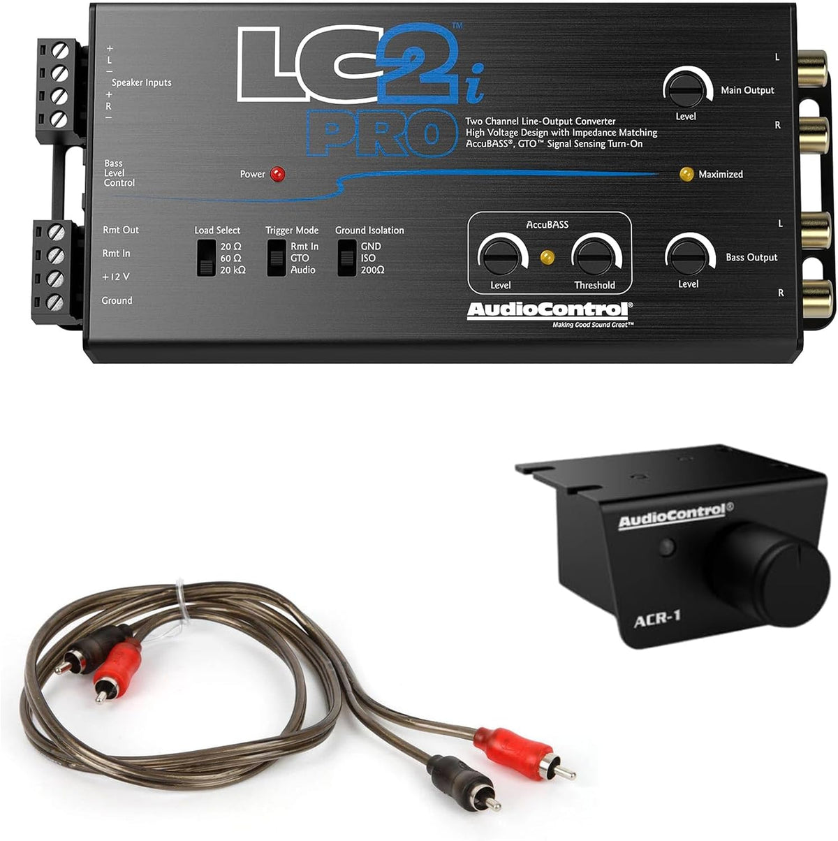 AccuBASS 2-Ch Line Out Converter Kit