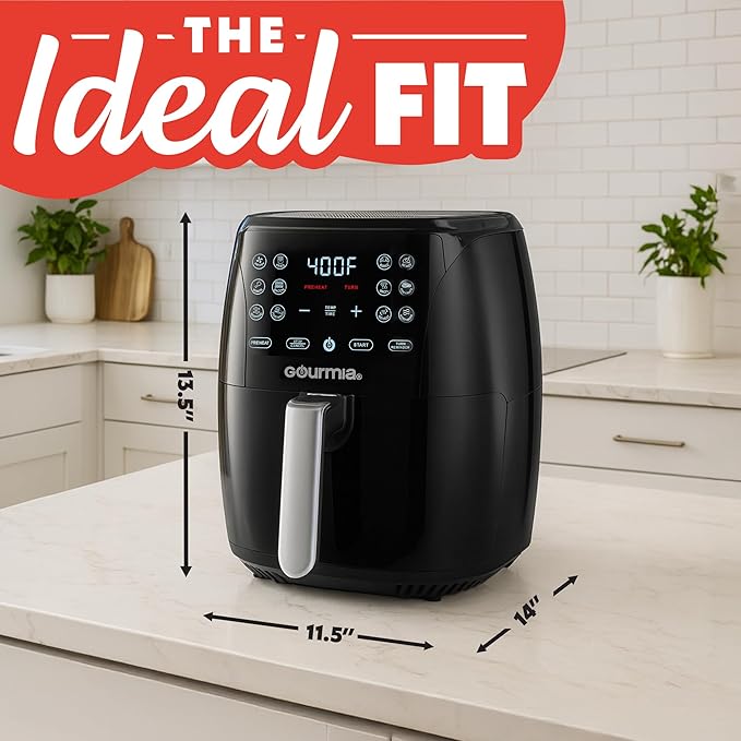 Gourmia Air Fryer - 6 Qt Large Capacity