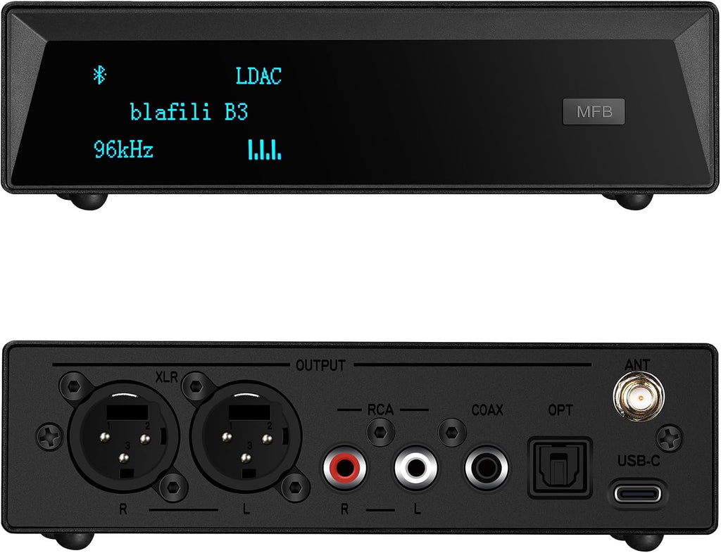 blafili B3 Professional XLR Bluetooth v5.1 Music Receiver, LDAC & aptX HD