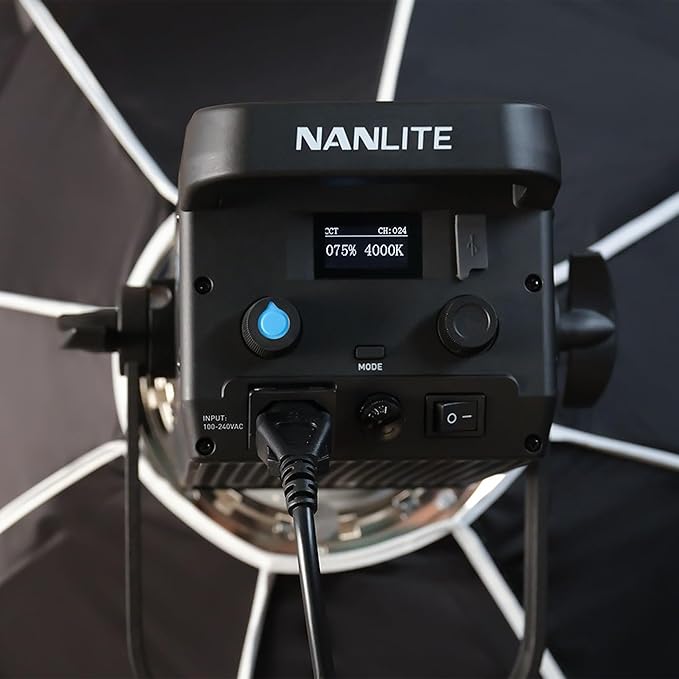 Nanlite FS-300B 300W Bi-Color LED Spotlight-2700K-6500K Adjustable CRI 96